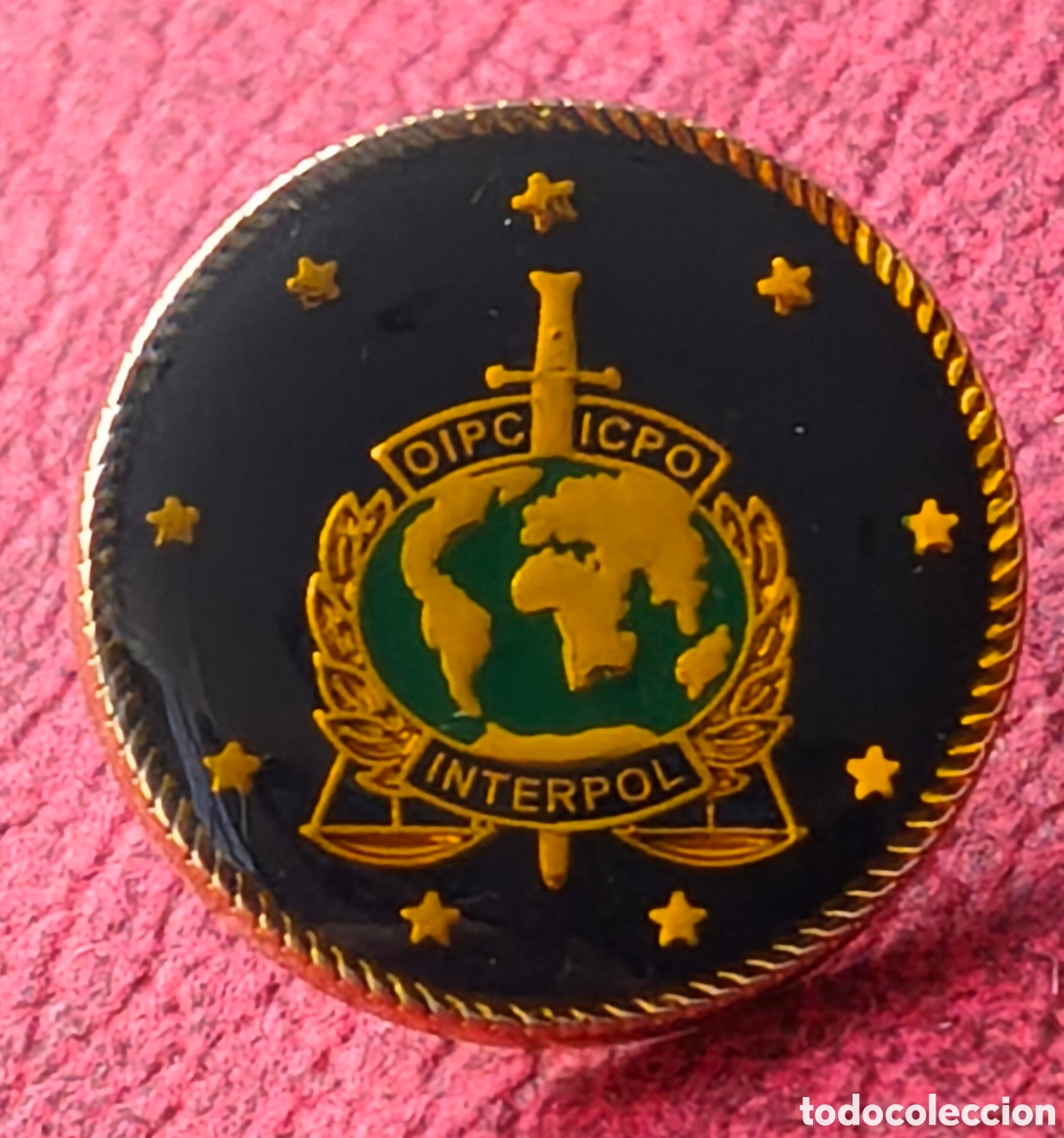 Pins de colecci&oacute;n: Pin. INTERPOL. Organizaci&oacute;n Internacional de Polic&iacute;a Criminal