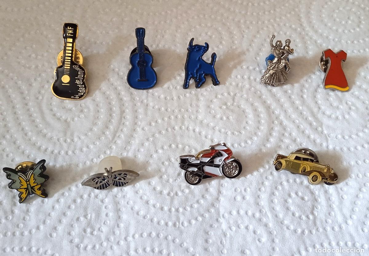 Pins de colecci&oacute;n: LOTE 9 PINS VARIADOS - Foto 1