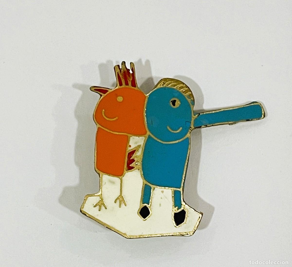Pins de colecci&oacute;n: PIN DE AGUJA DE UN PUNTO, UN GALLIFANTE, DEL PROGRAMA DE TVE JUEGO DE NI&Ntilde;OS (1988/92)