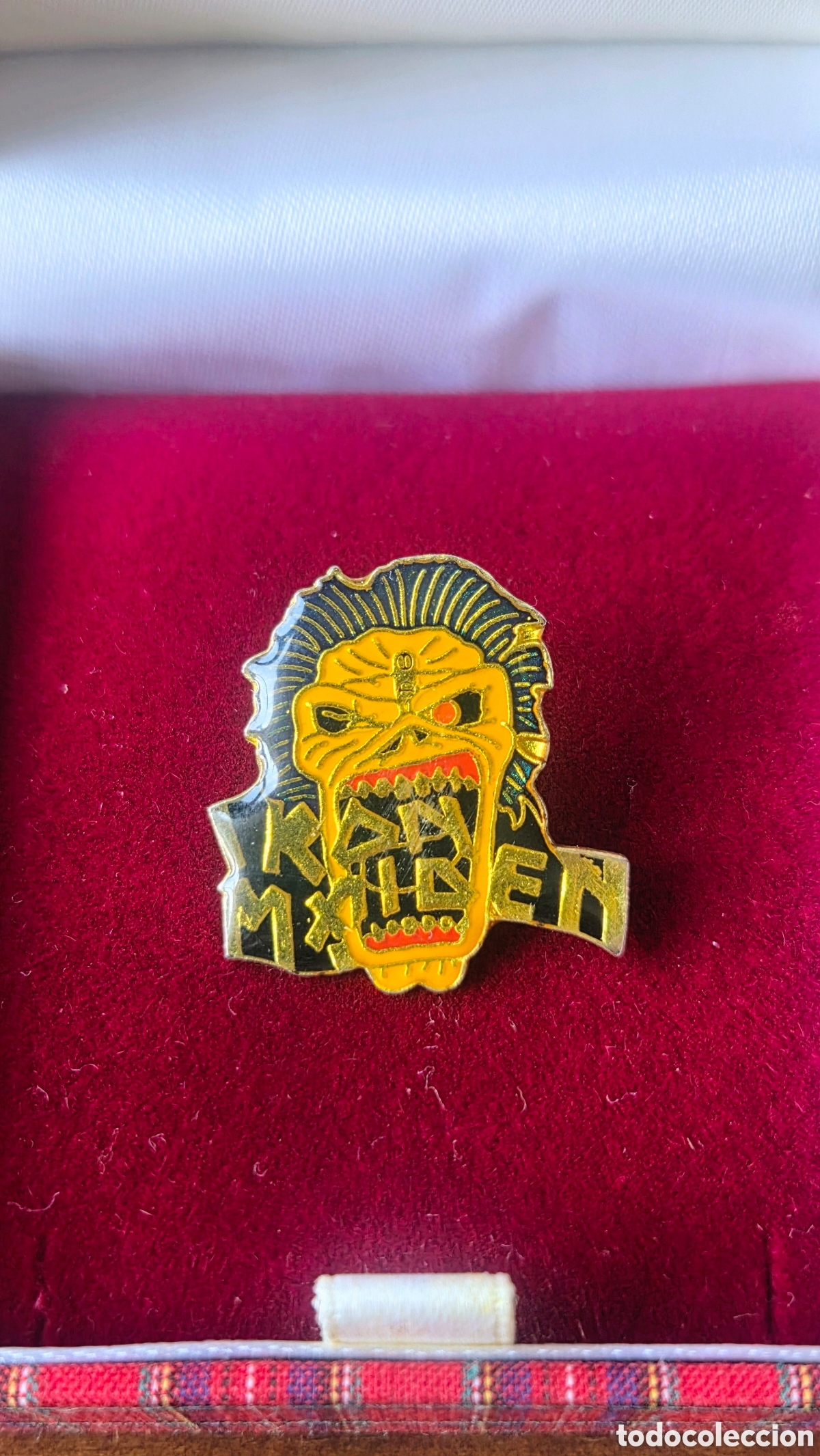 Pins de colecci&oacute;n: Pin Iron Maiden. Vintage. - Foto 3