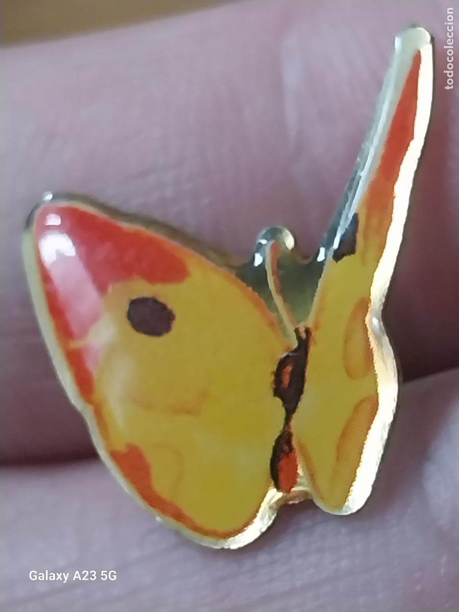 Pins de colecci&oacute;n: GAS NATURAL MARIPOSA PIN PINCHO GOTA 2CMS ALTO VINTAGE