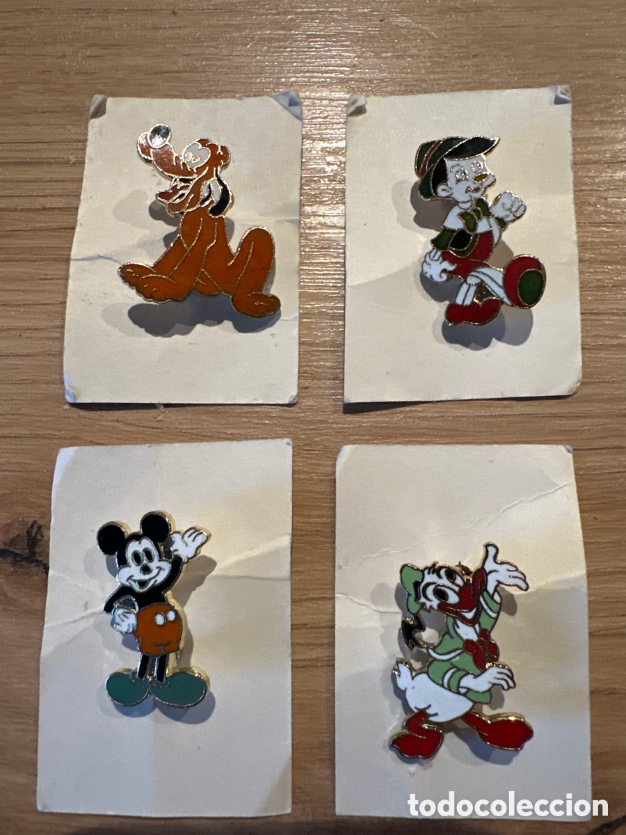 Pins de colecci&oacute;n: Colecci&oacute;n 4 pines /broches Disney