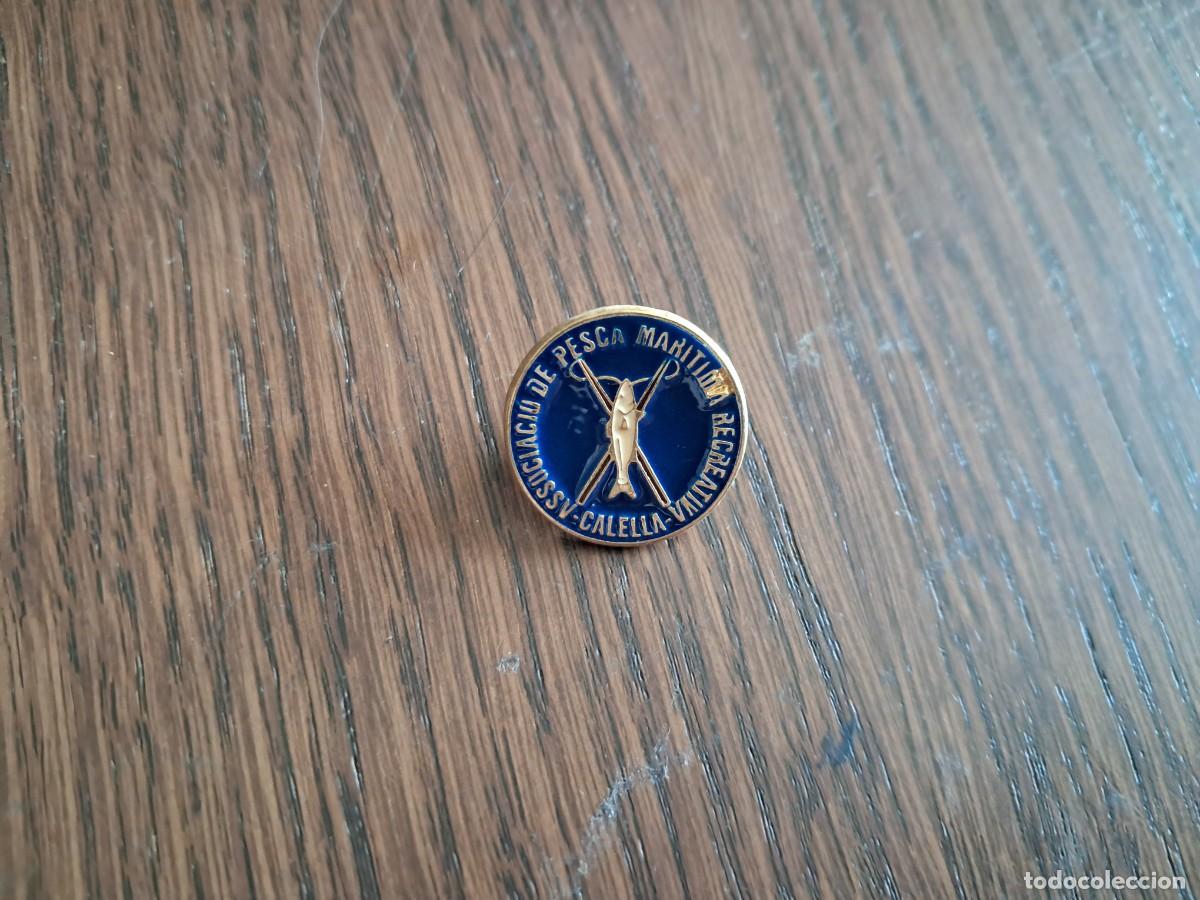 Pins de colecci&oacute;n: pin, associaci&oacute; de pesca mar&iacute;tima recreativa de Calella.