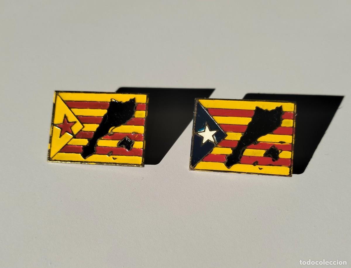 Pin's de collection: TERRA LLIURE, 2 PINS PAISOS CATALANS