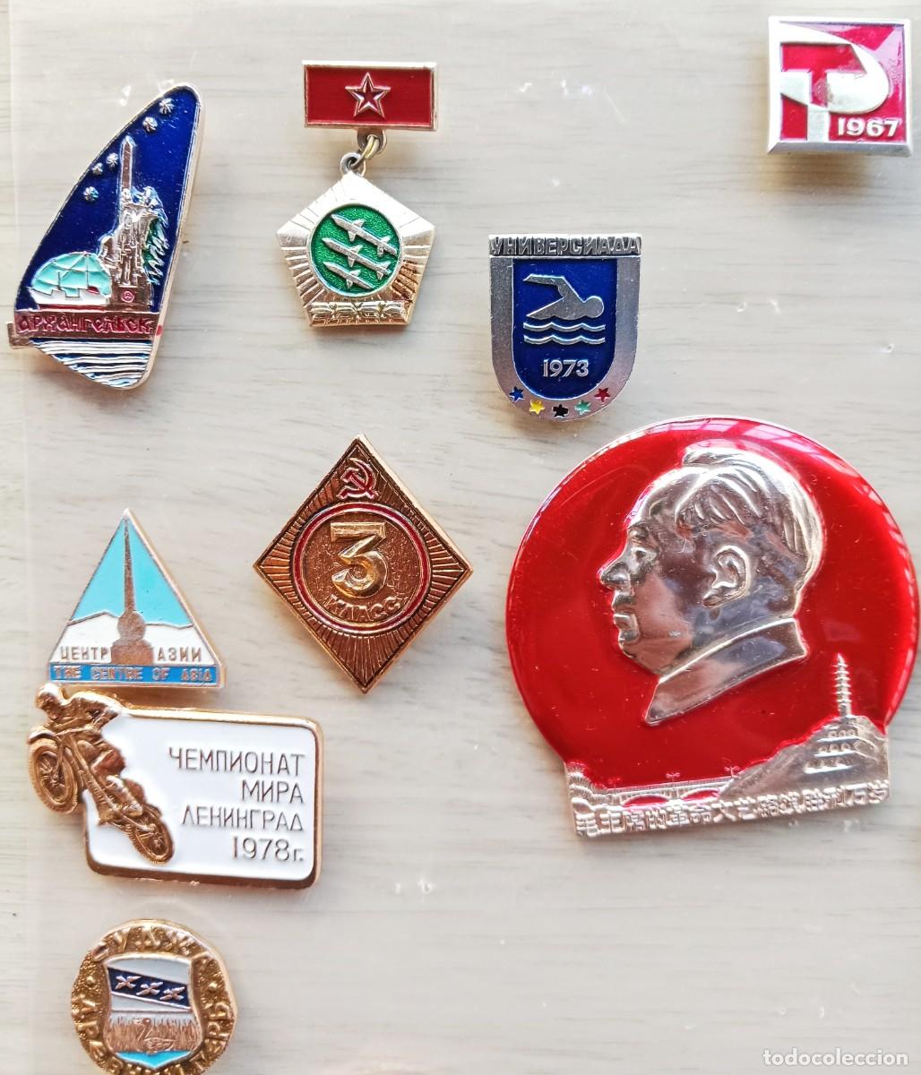Sammlung von Pins: 23 Insignias Antiguas URSS Uni&oacute;n Sovi&eacute;tica