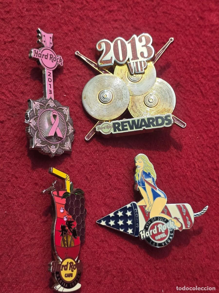 Pins de colecci&oacute;n: LOTE 4 PINS GRANDES DE JARD ROCK