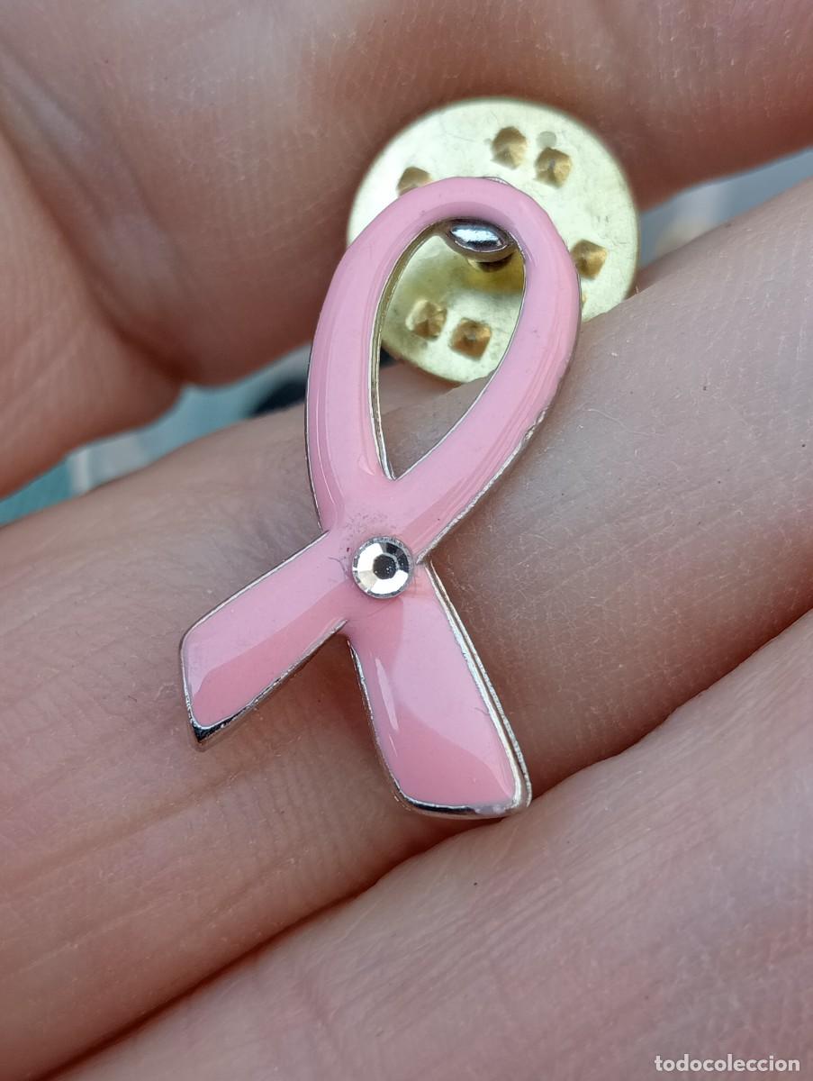 Pins de colecci&oacute;n: PINS LAZO ROSA CANCER MAMA INSIGNIA SANIDAD SALUD SOLIDARIDAD MEDICINA