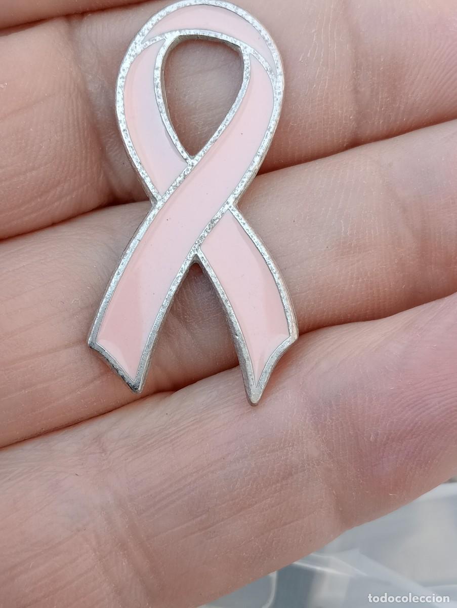 Pins de colecci&oacute;n: PINS LAZO ROSA CANCER MAMA INSIGNIA SANIDAD SALUD SOLIDARIDAD MEDICINA