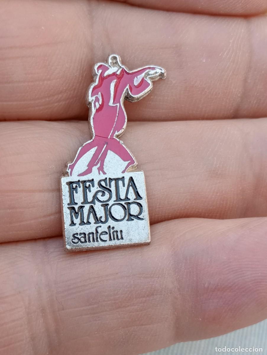 Pins de colecci&oacute;n: PINS FESTA MAJOR SANFELIU , FIESTAS BAILE ORQUESTAS