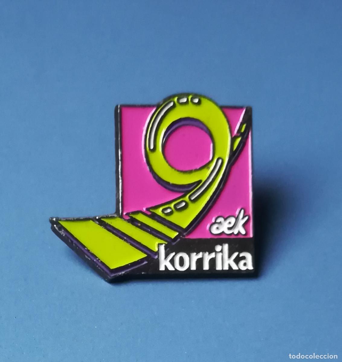 Pins de colecci&oacute;n: PIN POLITICO. KORRIKA - 9. CARRERA A FAVOR DEL EUSKERA EN EUSKAL HERRIA (PINS POLITICOS, CHAPAS)