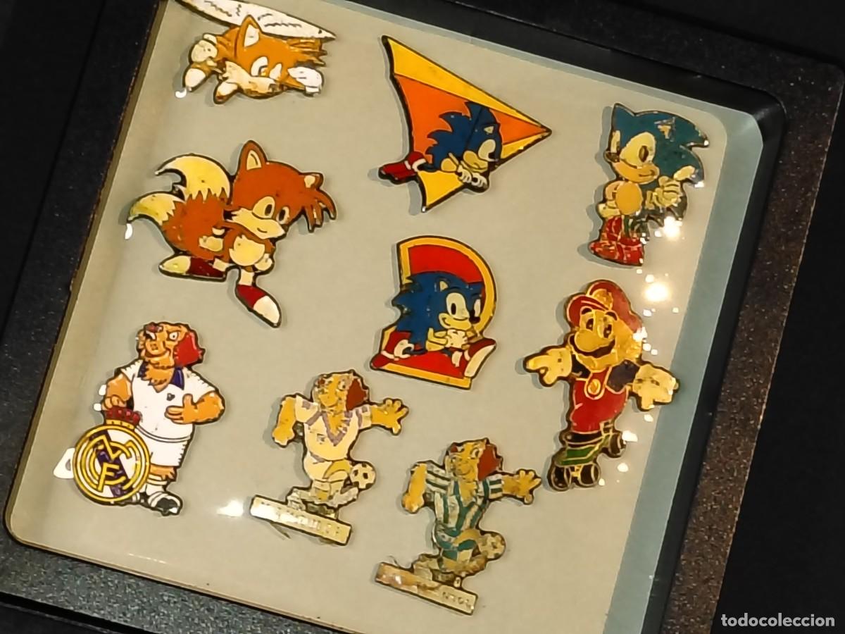 Pins de colecci&oacute;n: COLECCI&Oacute;N DE PINS VINTAGE SONYC-MARIO BROS Y MASCOTA REAL MADRID.