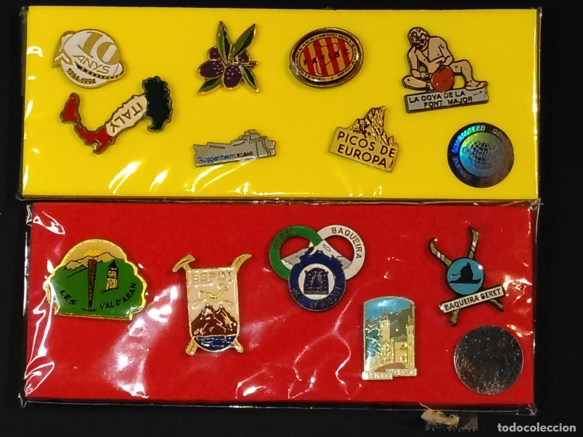 Sammlung von Pins: COLECCI&Oacute;N DE PINS VINTAGE DE CAPITALES DE COMARCAS.