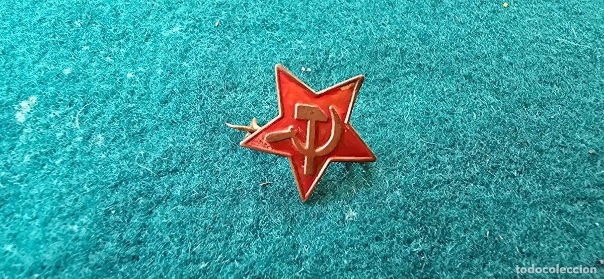 Pins de colecci&oacute;n: PIN DE GORRA SOVIETICA 2&ordf; GUERRA MUNDIAL - U.R.S.S. - ESTRELLA ROJA CON LA HOZ Y EL MARTILLO