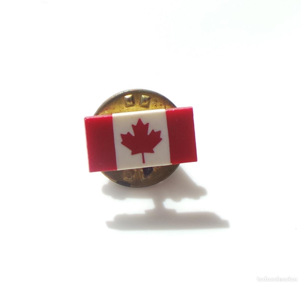 Pin's de collection: PIN INSIGNIA DE LA BANDERA DE CANAD&Aacute;.