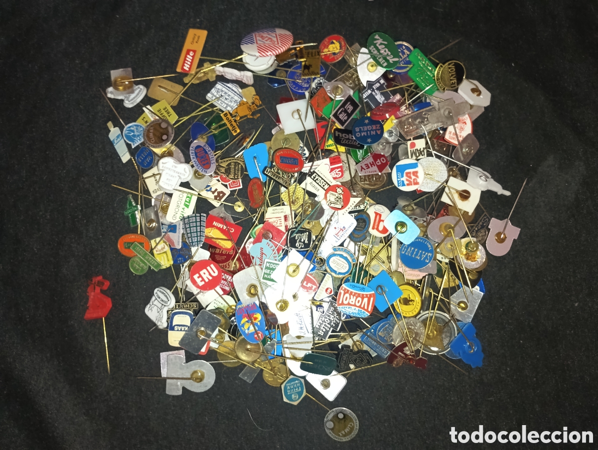 Sammlung von Pins: Lote alrededor de 250 alfiler aguja pins a&ntilde;os 60 lote 4