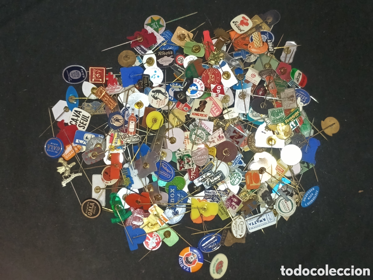 Sammlung von Pins: Lote alrededor de 250 alfiler aguja pins a&ntilde;os 60 lote 5