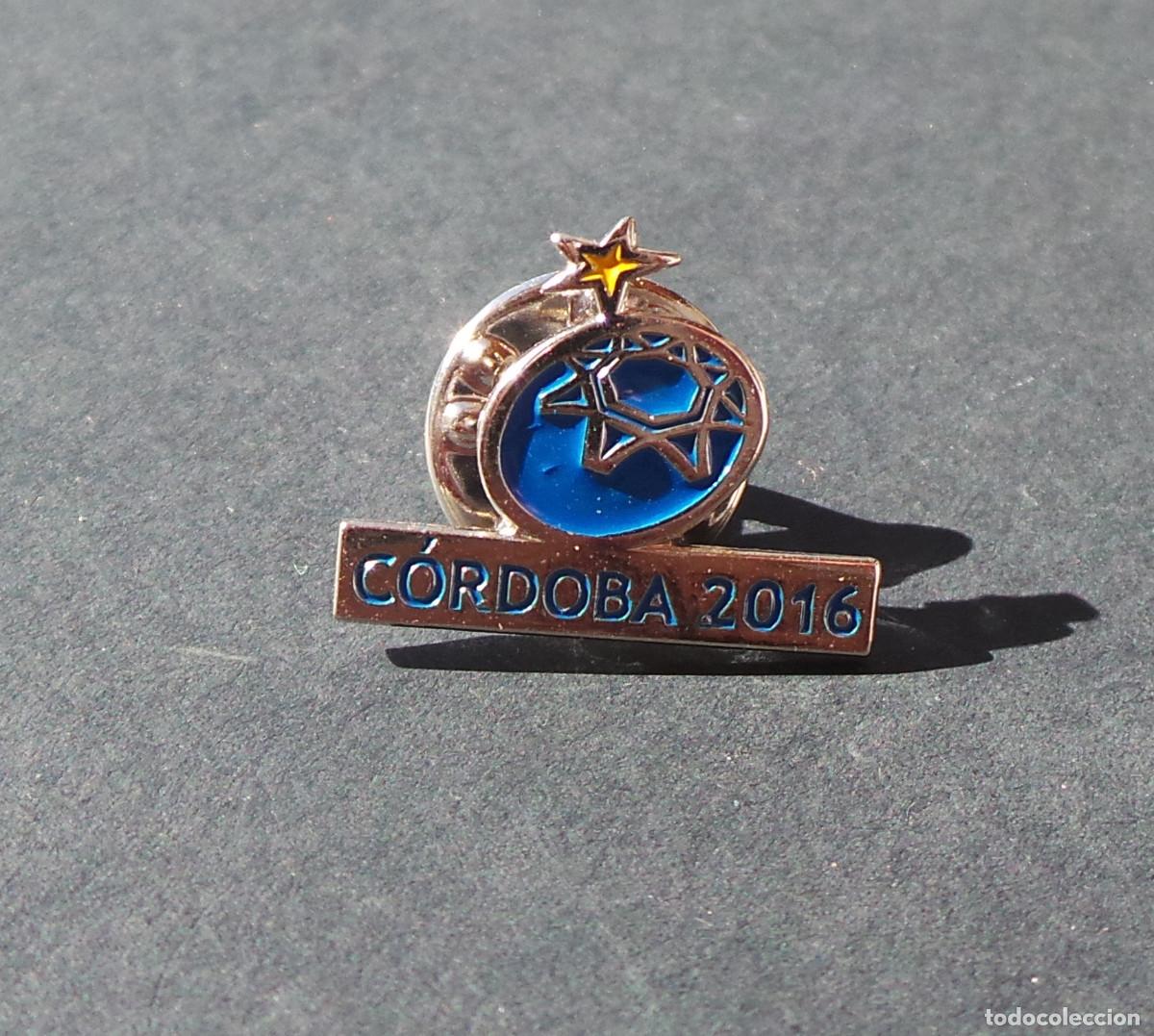 Pin's de collection: CANDIDATURA OFICIAL DE C&Oacute;RDOBA PARA CONVERTIRSE EN LA CAPITAL EUROPEA DE LA CULTURA 2016
