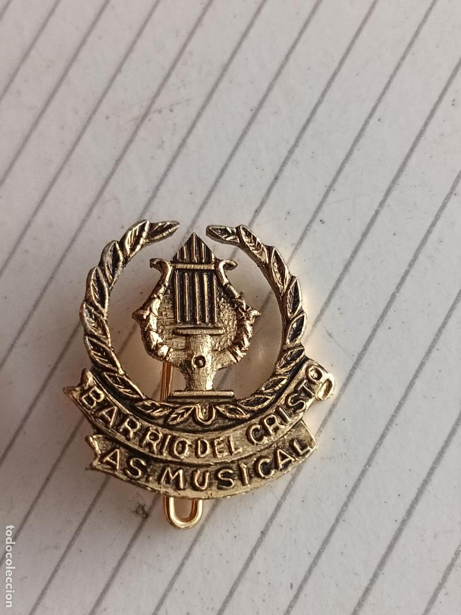 Pins de cole&ccedil;&atilde;o: Asociaci&oacute;n Musical Barrio Del Cristo, insignia. Quart de Poblet, Valencia