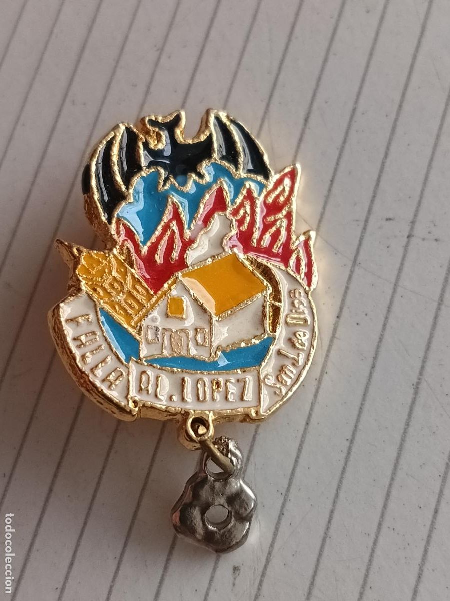 Pins e Spille di collezione: Fallas de Valencia, insignia fallera de la Falla L&oacute;pez San Juan de Dios