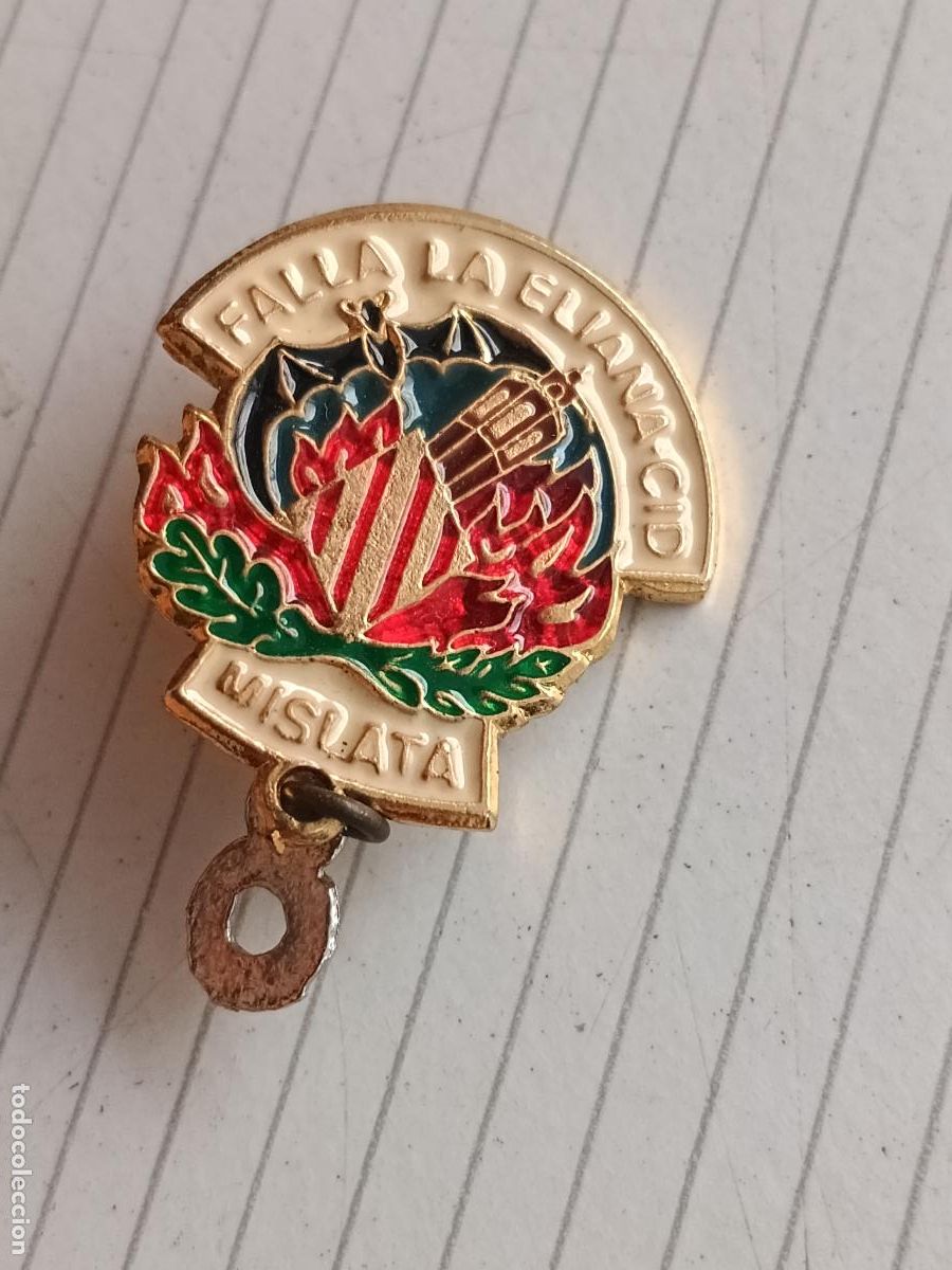 Collection pins: Fallas de Valencia, insignia fallera de la Falla La Eliana Cid, Mislata