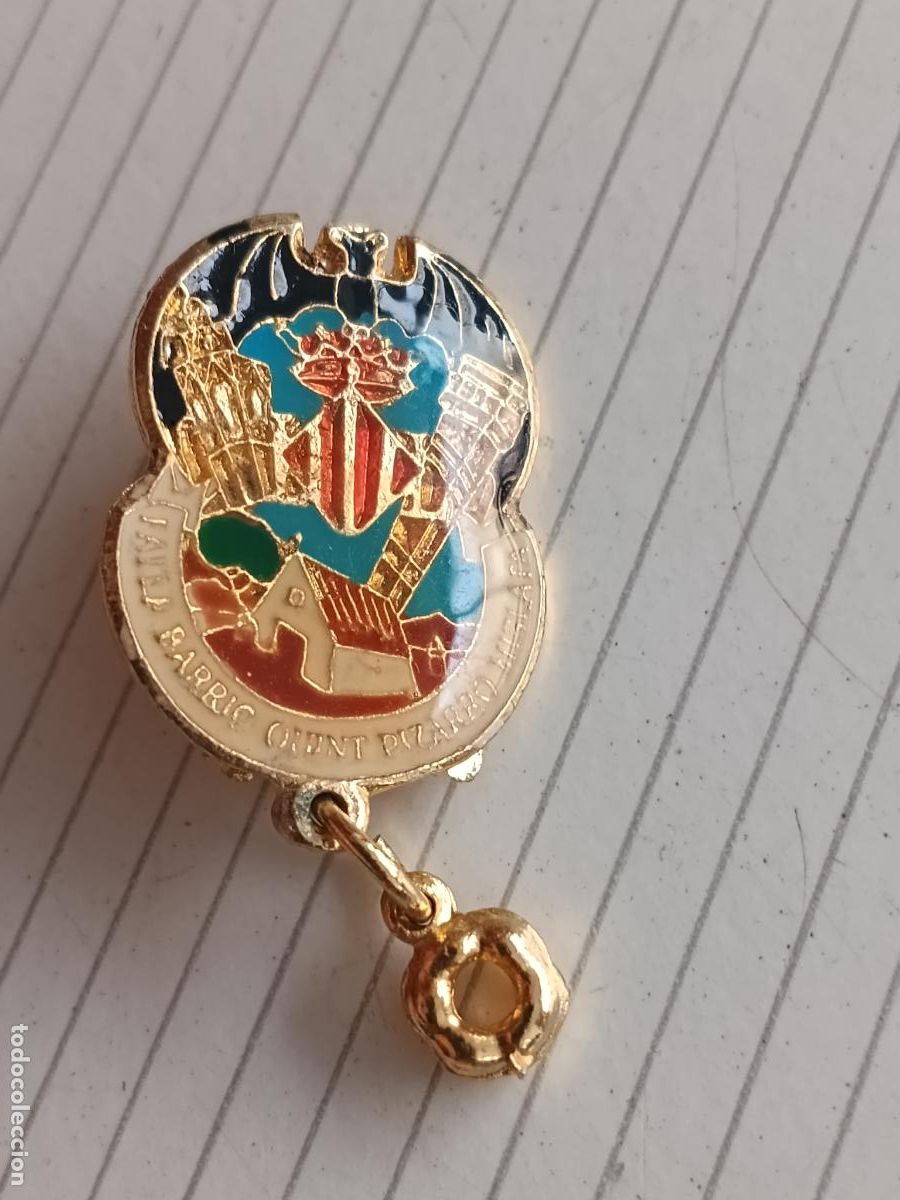 Collection pins: Fallas de Valencia, insignia fallera de la Falla Barrio Quint-Pizarro, Mislata