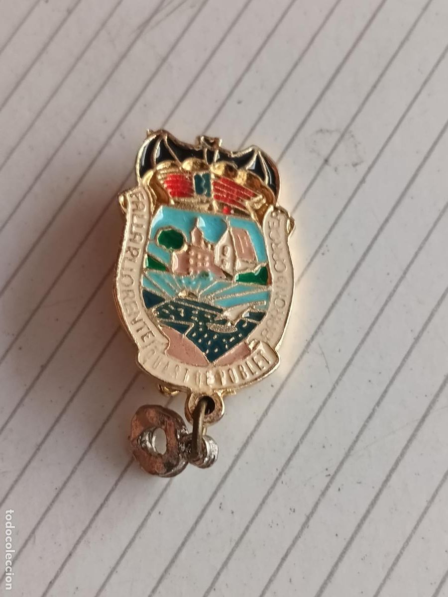 Collection pins: Fallas de Valencia, insignia fallera de la Falla Llorente Bar&oacute;n de C&aacute;rcer, Quart de Poblet