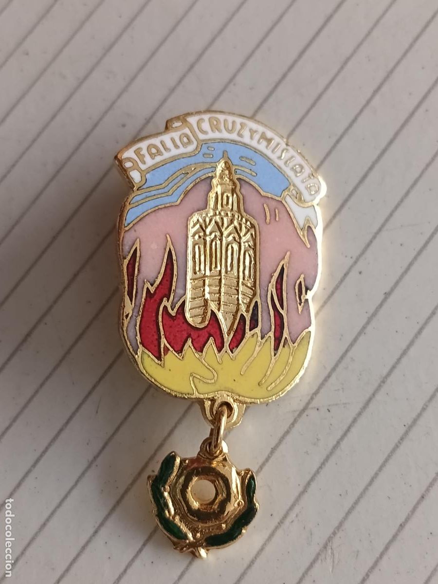 Collection pins: Fallas de Valencia, insignia fallera de la Falla Cruz y Mislata