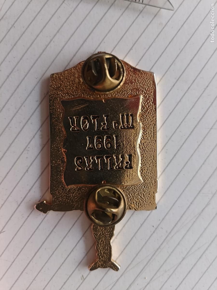 Pins de colecci&oacute;n: Fallas de Valencia. Pin fallero de la Falla Eduardo Maquina - Foto 2