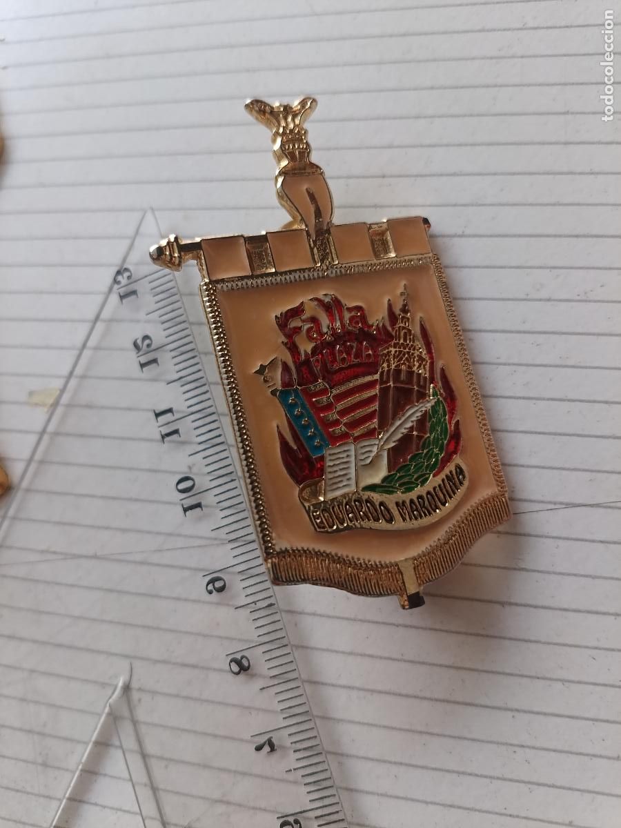 Collection pins: Fallas de Valencia. Pin fallero de la Falla Eduardo Maquina