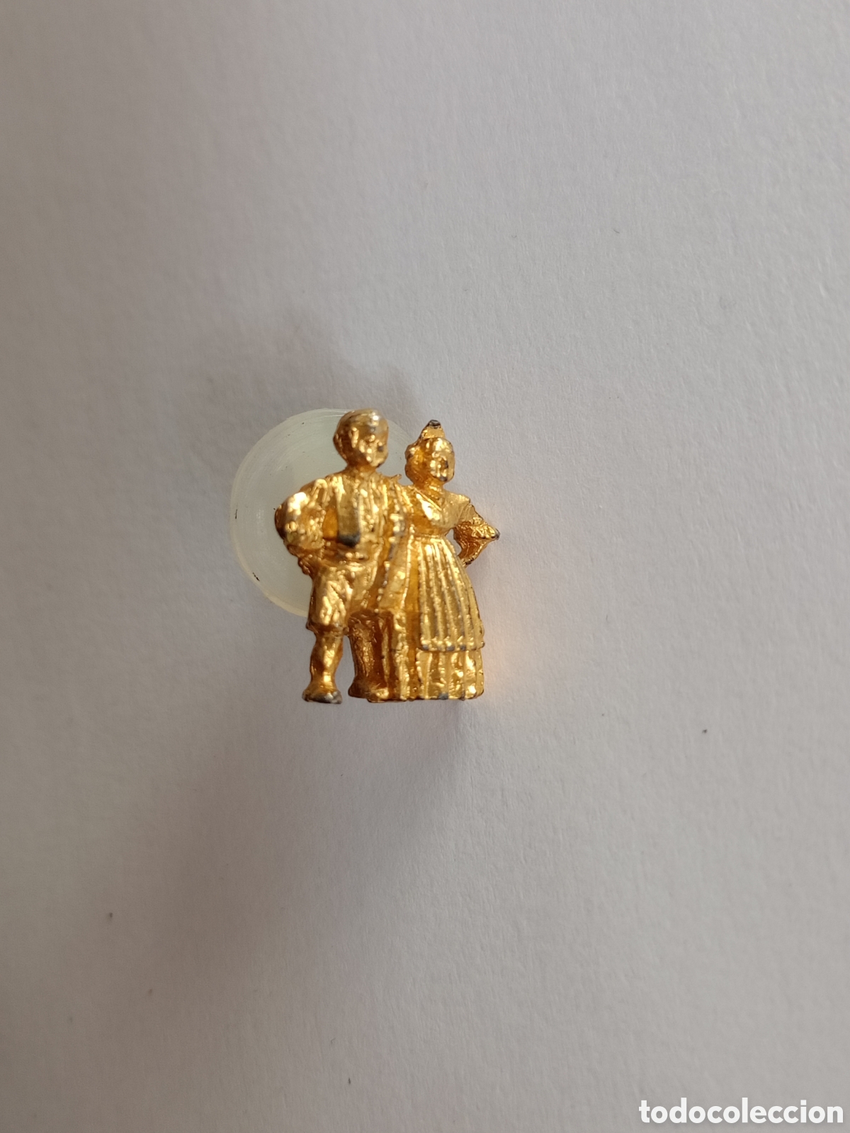 Pin's de collection: Pin pareja de falleros Valencia Fallas metal dorado