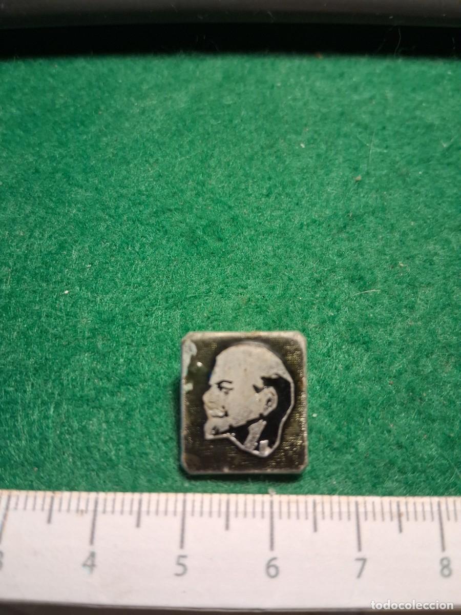 Pins de colecci&oacute;n: ALFILER LENIN ALUMINIO. - Foto 1