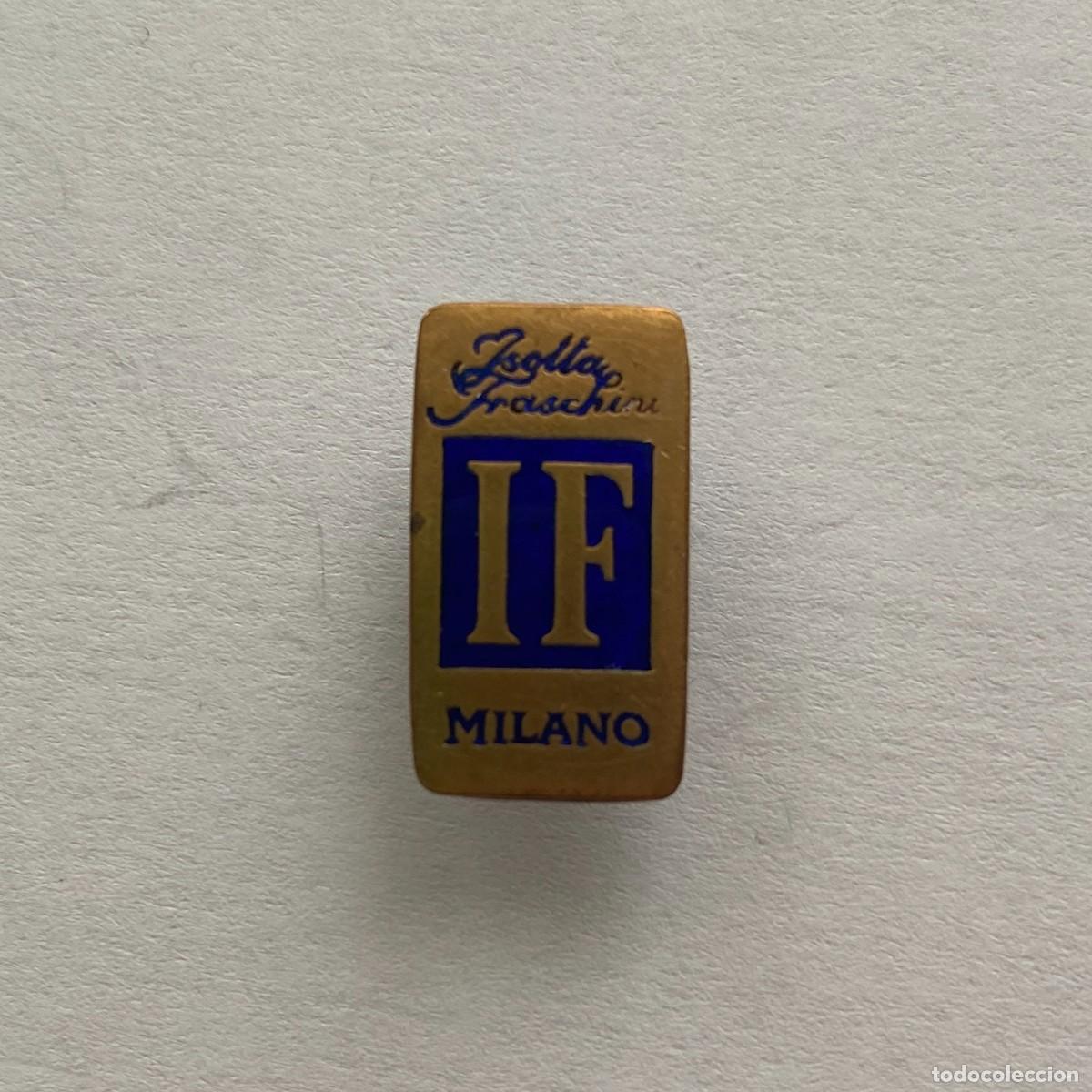 Pin's de collection: ISOTTA FRASCHINI,INSIGNIA SOLAPA ESMALTADA