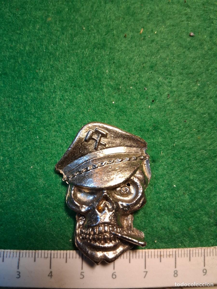 Pins de cole&ccedil;&atilde;o: PIN CALAVERA MINERO, MET&Aacute;LICO.