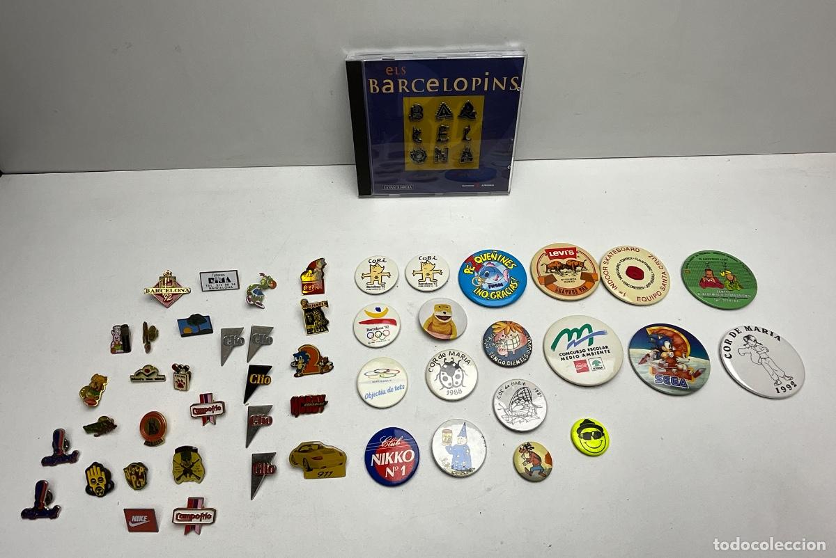 Sammlung von Pins: LOTE CHAPAS SOLAPA - PINS - DIFERENTES TEM&Aacute;TICAS Y COLECCION