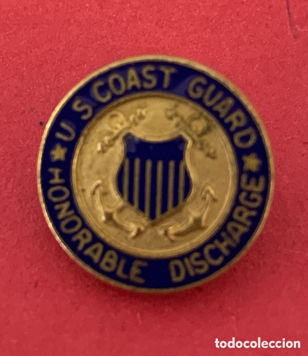 Pins de cole&ccedil;&atilde;o: PIN US COAST GUARD HONORABLE DISCHARGE METAL VINTAGE