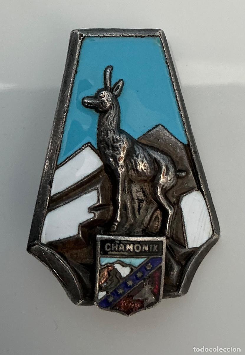 Sammlung von Pins: Broche Vintage Chamonix Esmalte a&ntilde;os 60