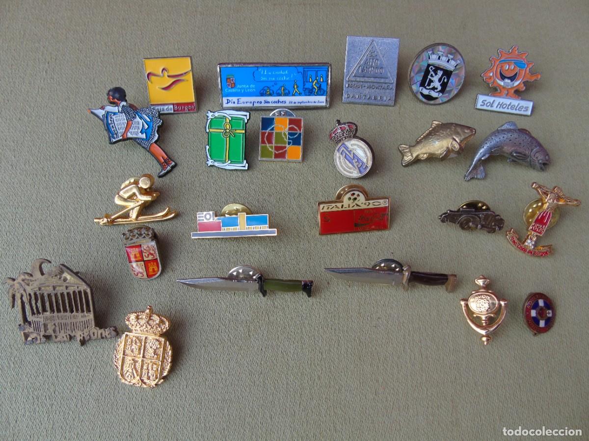 Sammlung von Pins: 23 PINS. DIFERENTES TEM&Aacute;TICAS