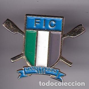 Pin's de collection: PIN DEL COMITE OLIMPICO DE ITALIA (OLYMPIC GAMES) CANOTTAGGIO - REMO