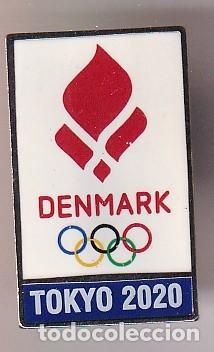 Collection pins: PIN DEL COMITE OLIMPICO DE DINAMARCA EN TOKYO 2020 (OLYMPIC GAMES)