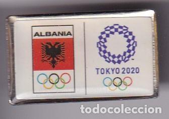 Pin's de collection: PIN DEL COMITE OLIMPICO DE ALBANIA EN TOKYO 2020 (OLYMPIC GAMES)