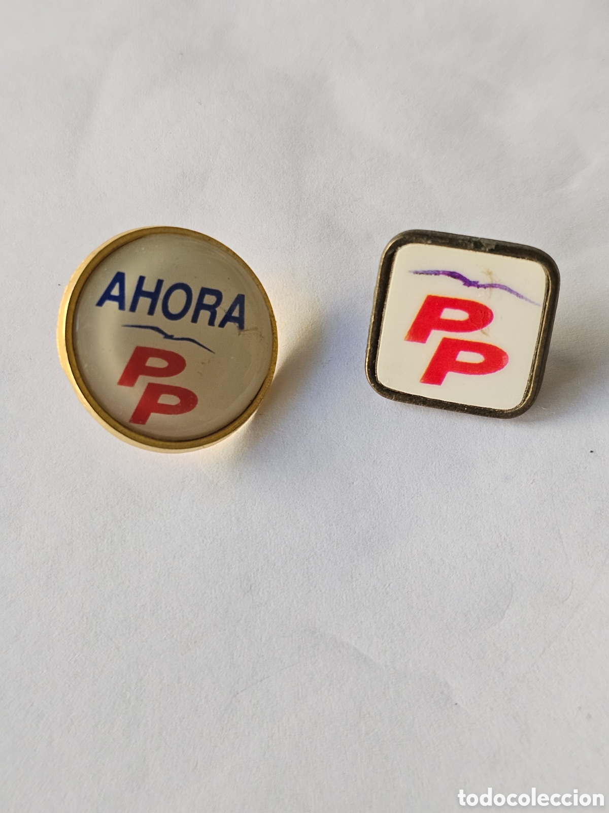 Collection pins: Lote dos pines PP vintage, a&ntilde;os 2000