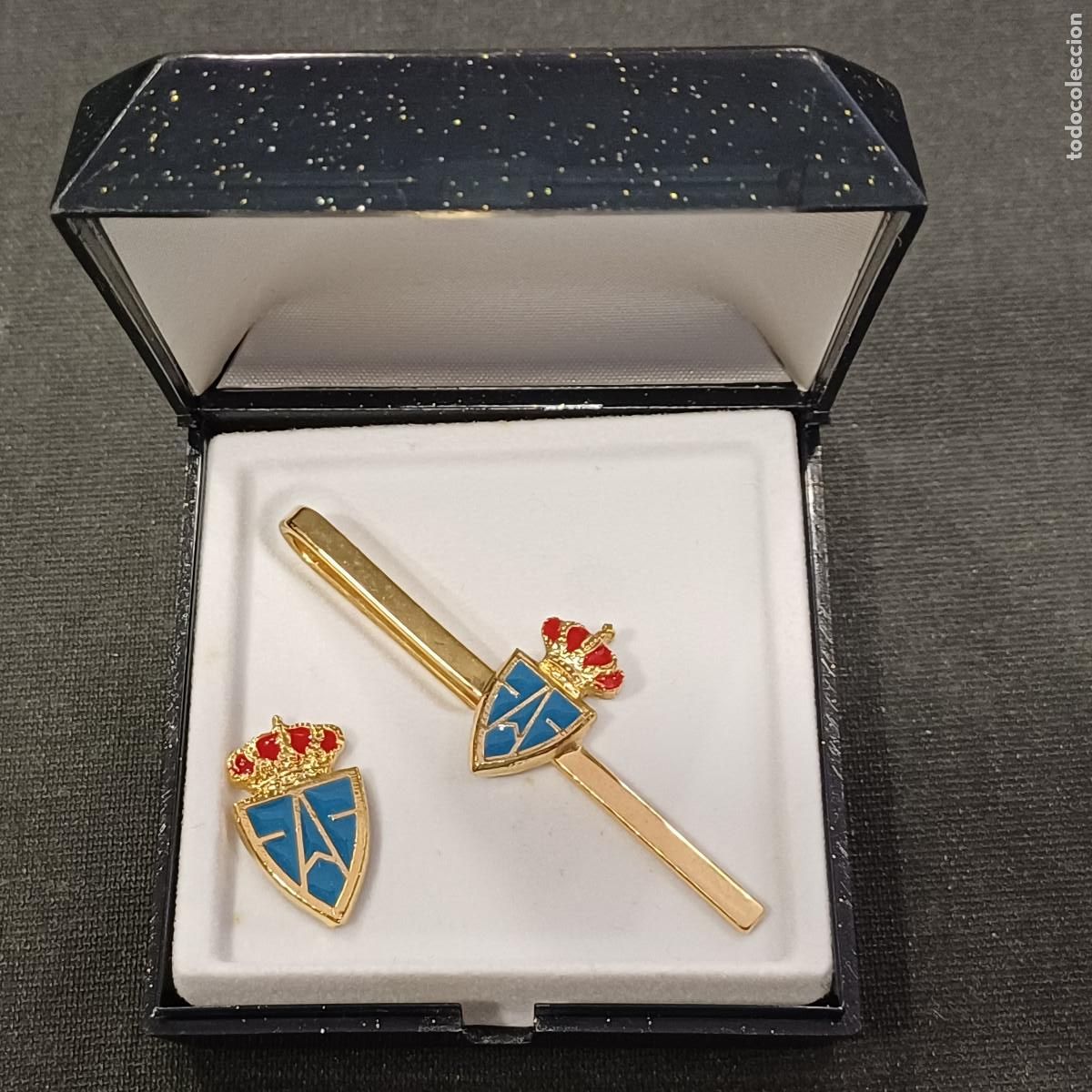 Pasador de Corbata y Pin de la Real Federacion Asturiana de Futbol