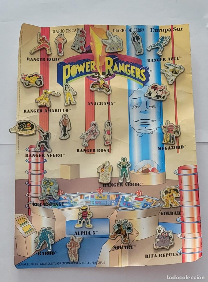 Pins e Spille di collezione: Colecci&oacute;n vintage de pins de Power Rangers