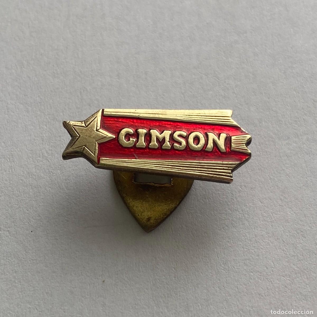 Pin's de collection: GIMSON MOTOCICLETAS, 3 INSIGNIAS DE SOLAPA