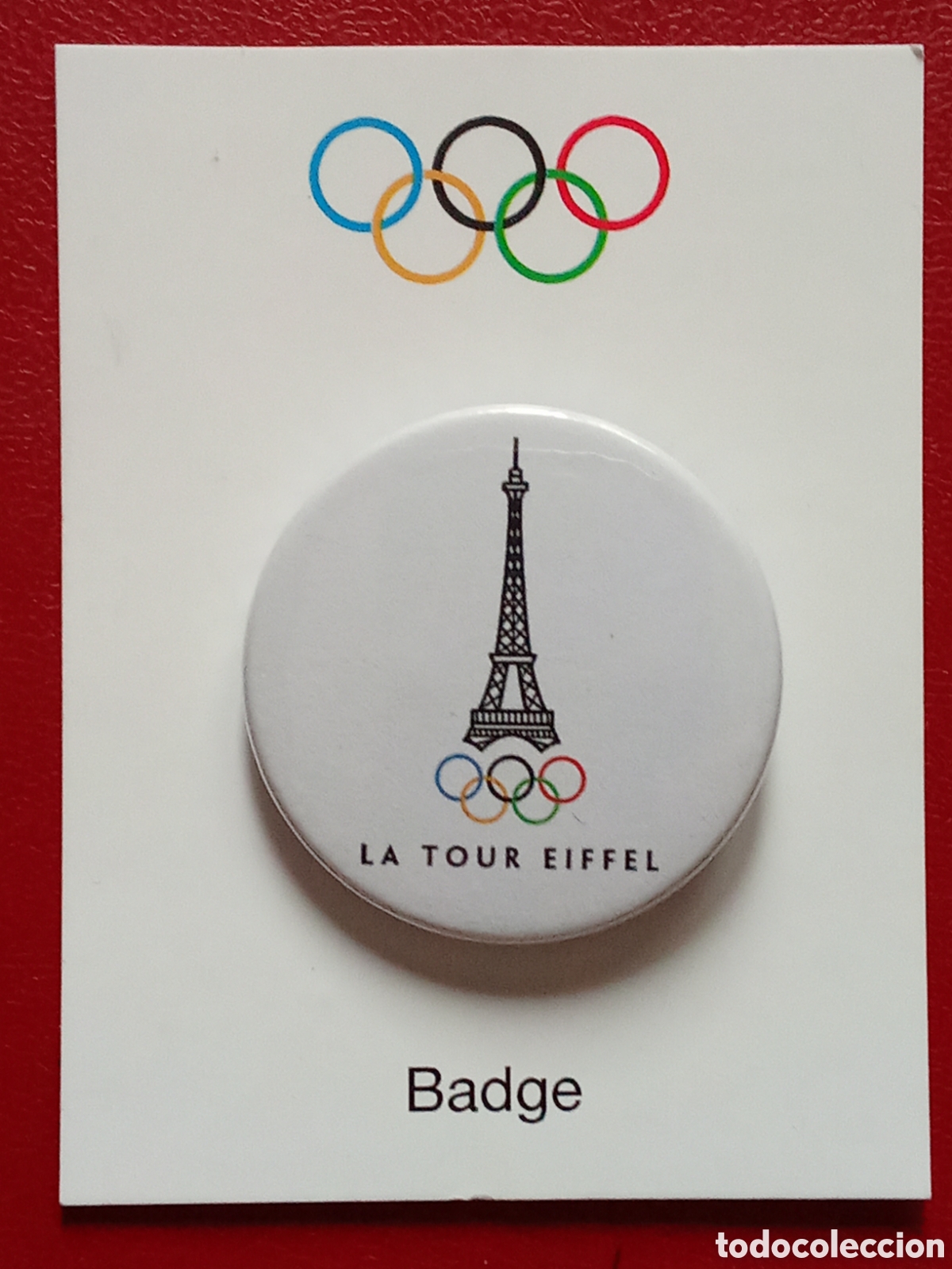Pin's de collection: Pin imperdible JUEGOS OLIMPICOS PARIS 2024, La TOUR EIFFEL