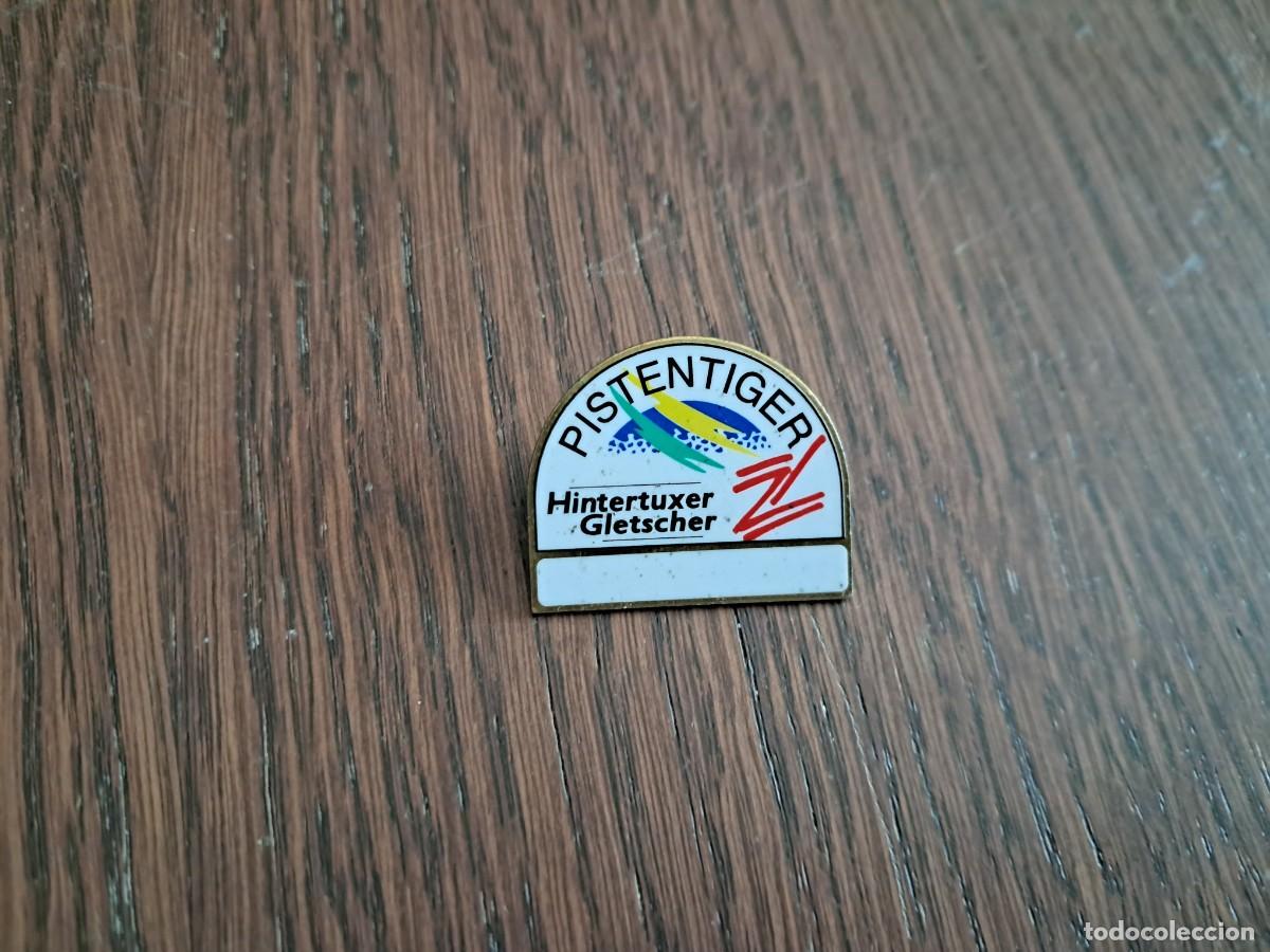 Pins e Spille di collezione: pin de publicidad, pistentiger, estaci&oacute;n de esqu&iacute;, Hintertuxer Gletscher.