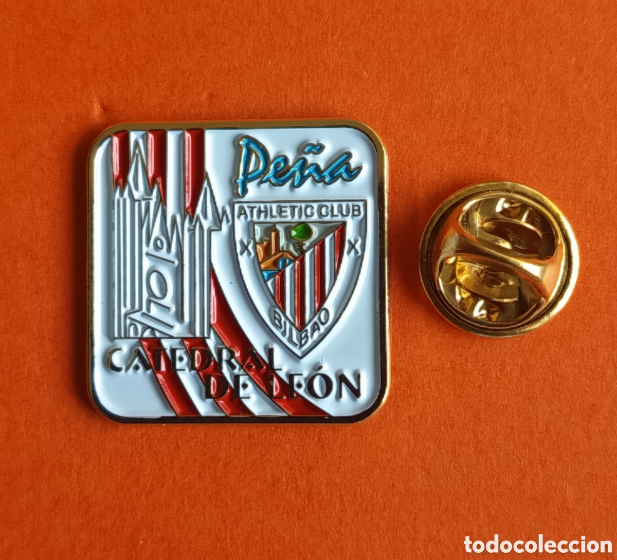 Sammlung von Pins: PIN FUTBOL - PE&Ntilde;A ATHLETIC CLUB BILBAO - CATEDRAL DE LEON