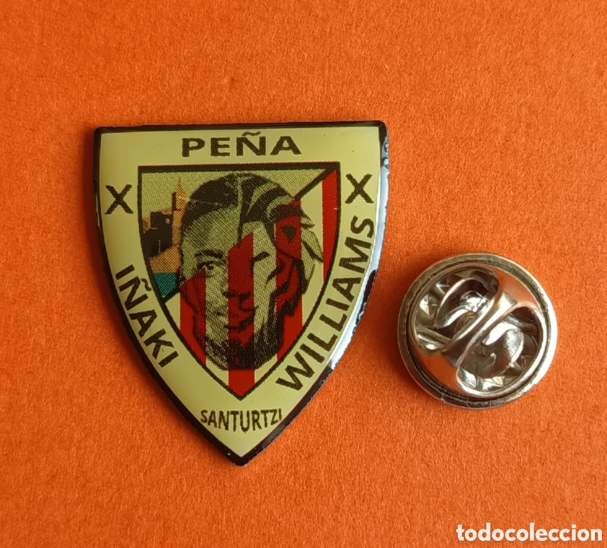 Sammlung von Pins: PIN FUTBOL - PE&Ntilde;A ATHLETIC CLUB BILBAO - PE&Ntilde;A I&Ntilde;AKI WILLIAMS - SANTURTZI - VIZKAYA