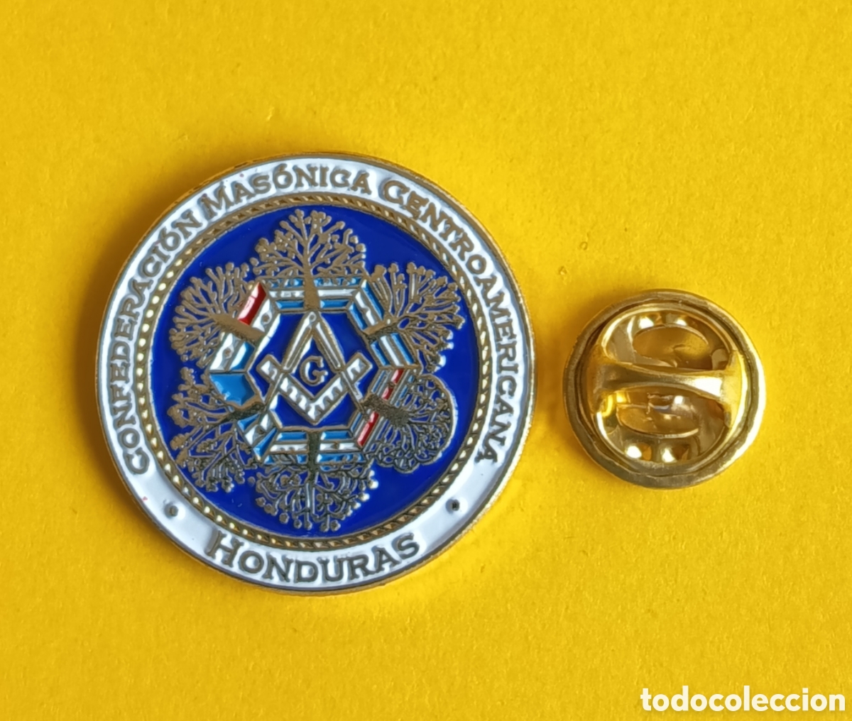 Sammlung von Pins: PIN - CONFEDERACION MASONICA CENTROAMERICA - HONDURAS #9