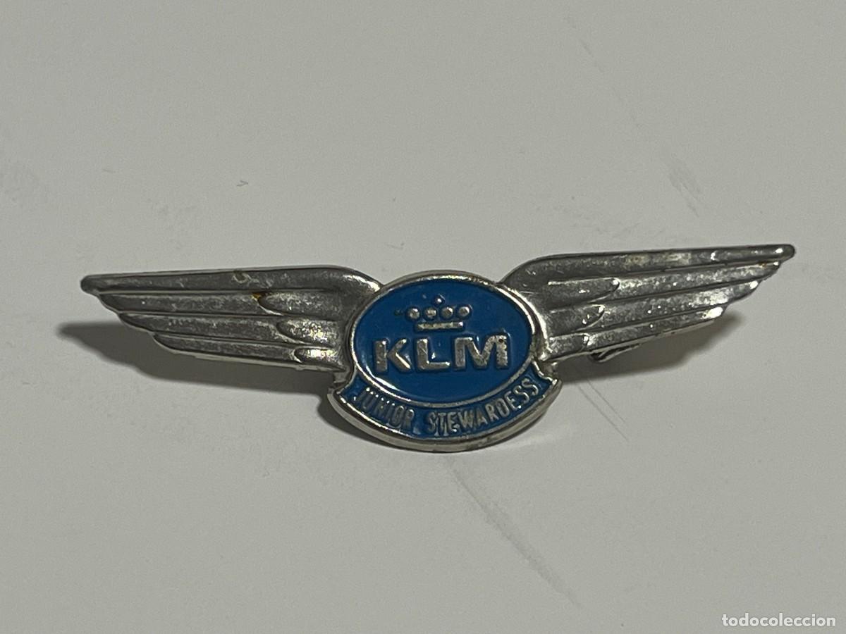 Collection pins: PINS, BROCHE ALAS DE PILOTO AEROLINEA KLM, PIN (E)